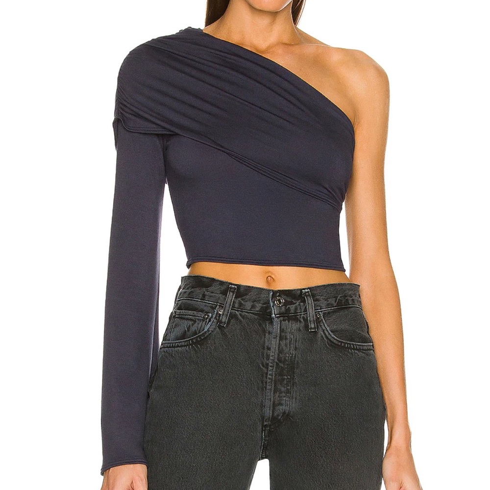 Lovers and Friends Saleya Top in Navy Small